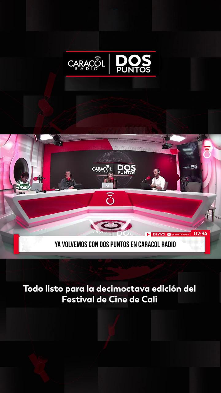 #DosPuntos | El Festival Internacional de Cine de Cali regresa en su decimaoctava edición para cumplir con su objetivo de fomentar procesos de exhibición, formación e industria para el sector audiovisual y cinematográfico en la ciudad, la región y el país.