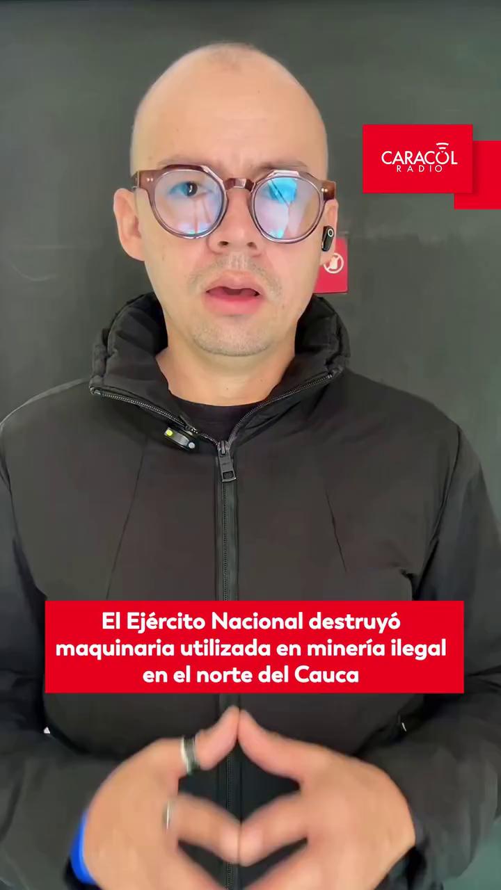 Ejército destruye maquinaria de extracción ilegal de oro y captura a tres personas en Villarrica