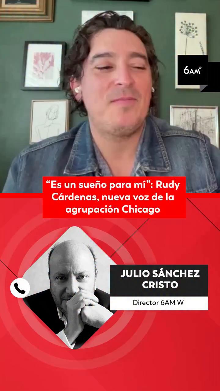 Cantante venezolano asume la voz de Chicago tras 25 años de carrera