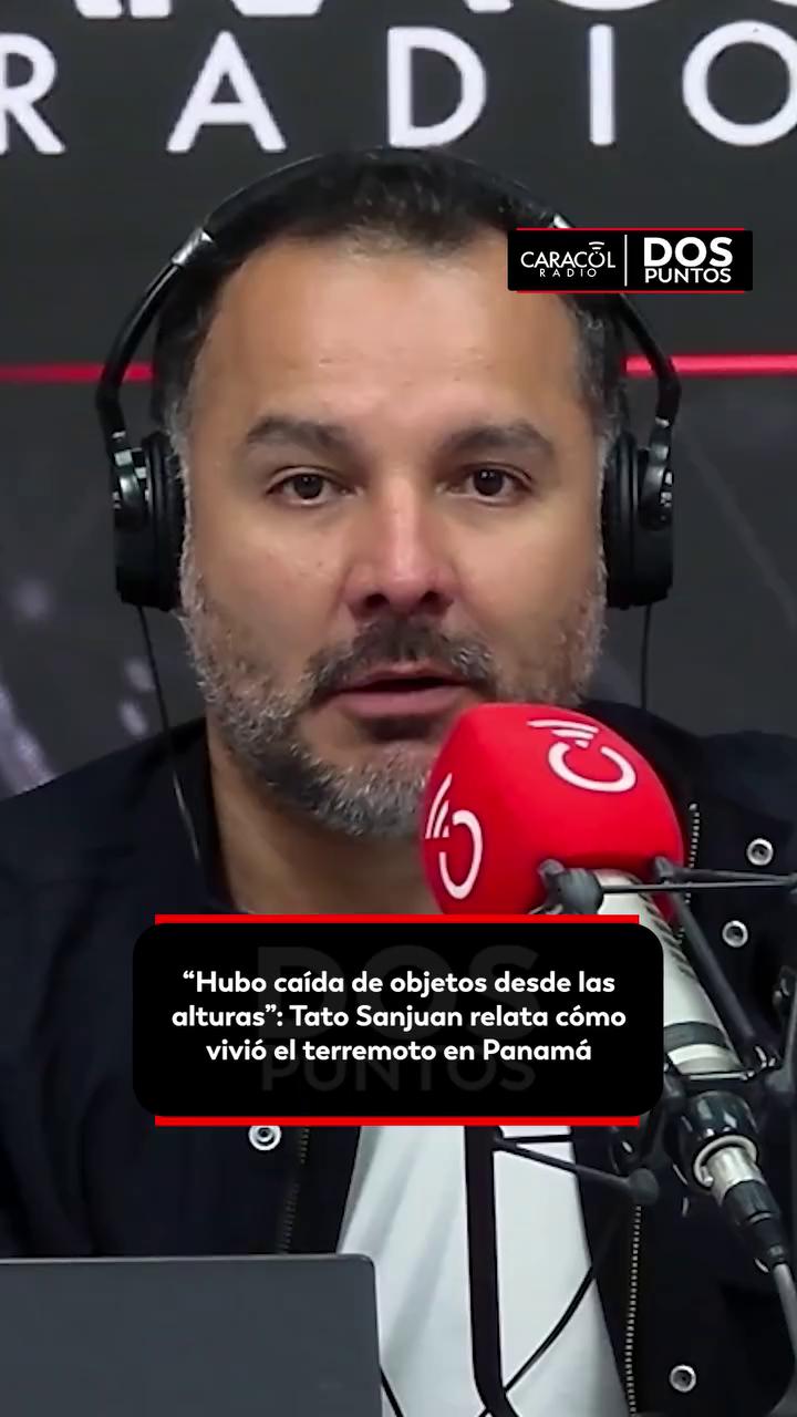 Temblor en Panamá: 'Este sí estuvo muy fuerte', relata colombiano en Ciudad de Panamá