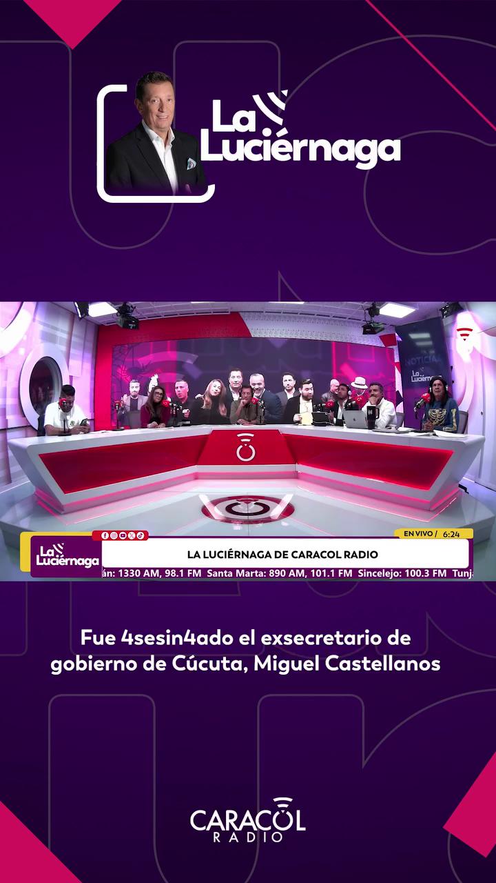 #Atención | Miguel Castellanos, quien se desempeñó como Secretario de Gobierno de Cúcuta hasta enero del 2026, fue 4sesin4do la noche de este lunes 26 de octubre sobre el Anillo Vial Occidental.