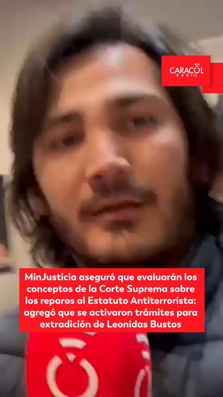 Cancino defiende Estatuto Antiterrorista y rechaza renegociar extradición