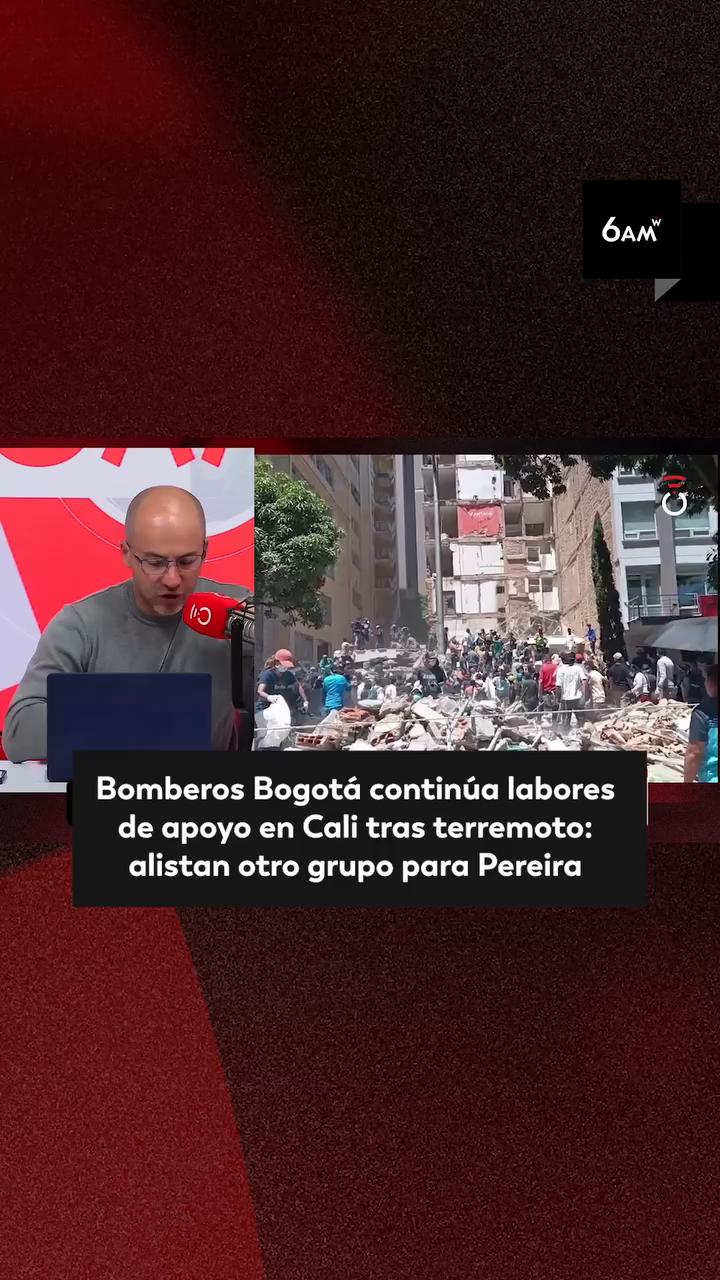 Sargento Bustamante coordina envío de 62 rescatistas bogotanos a Cali