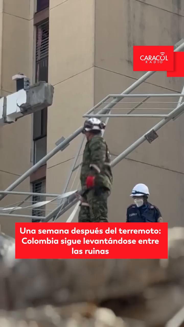 Colombia sigue contando las heridas una semana después del terremoto