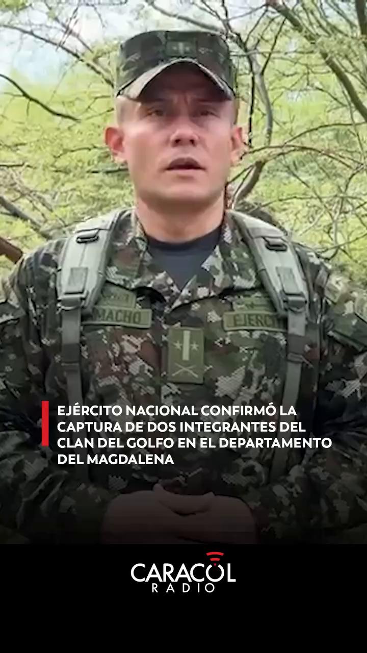 Ejército captura a alias Laura y alias Samuel, cabecillas del Clan del Golfo en Magdalena