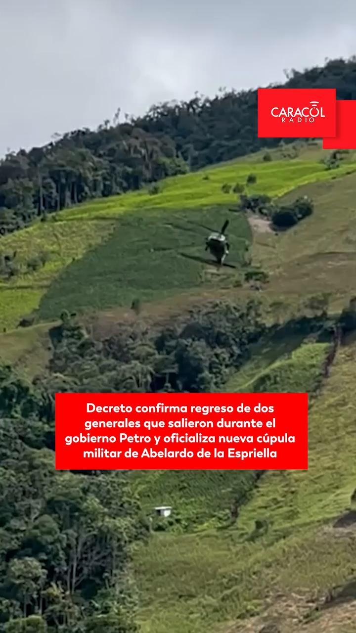 Decreto confirma nueva cúpula militar y regreso del general Murillo