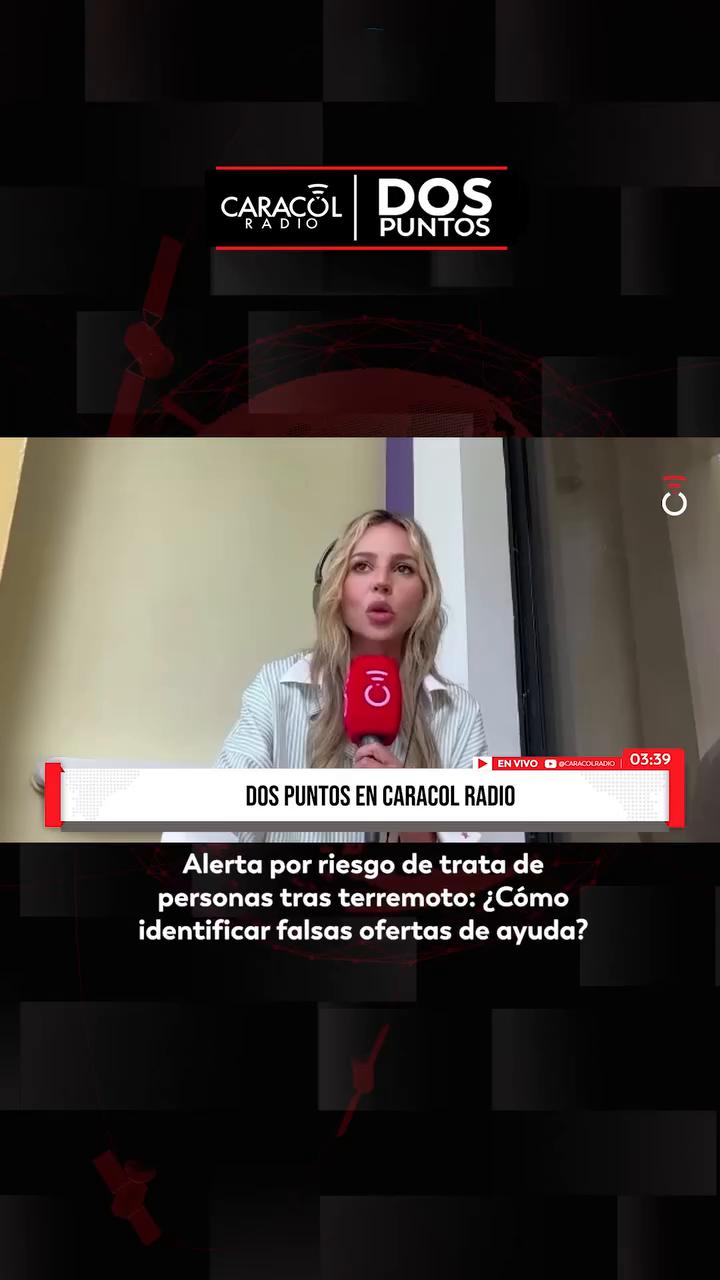 OIM alerta sobre riesgos de trata tras el terremoto en Colombia