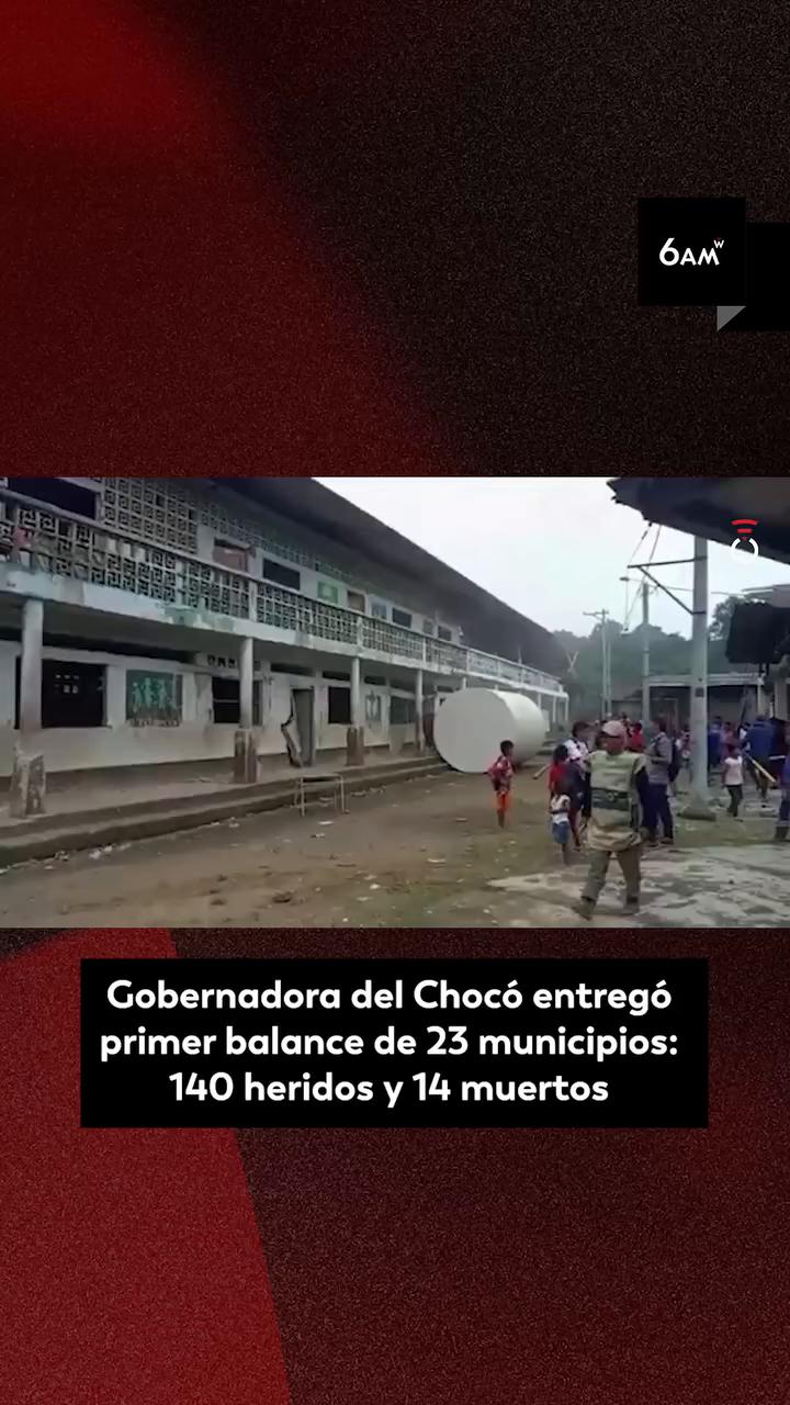 #6AMW | 6AM W pudo establecer comunicación con la gobernadora del Chocó, Nubia Carolina Córdoba, luego del fuerte sismo registrado este 11 de agosto, que dejó personas muertas, heridas y graves afectaciones en la infraestructura del departamento.