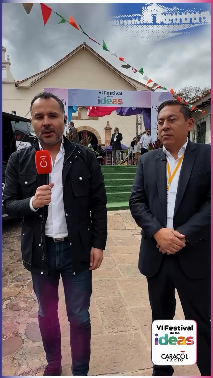 Gobernador de Boyacá resalta el Festival de las Ideas para mover la economía y el turismo rural