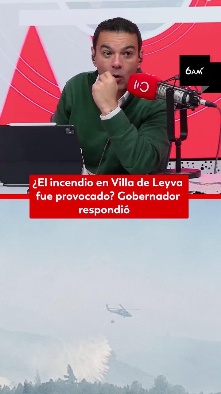 #6AMW | José Ubaldo Castro, coordinador de gestión del riesgo del departamento de Boyacá y el gobernador Carlos Amaya, entregaron el balance de las afectaciones por cuenta del incendio forestal.