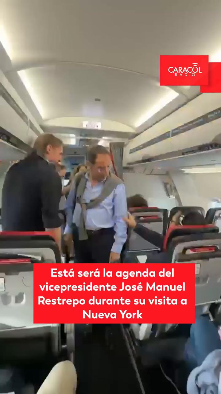 Restrepo llega a Nueva York para representar a Colombia en la ONU