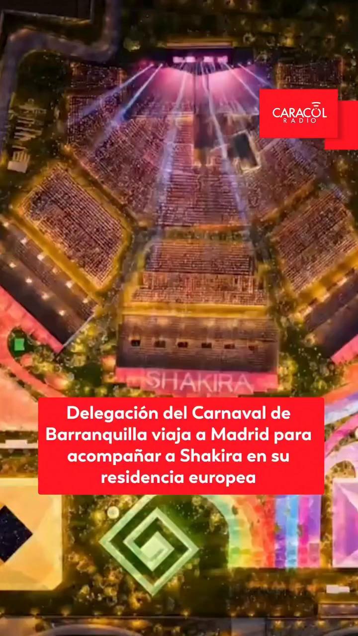 Shakira lleva el Carnaval de Barranquilla a Madrid durante un mes