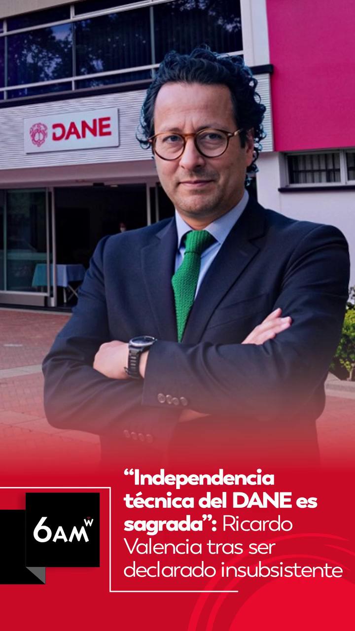 Ricardo Valencia defiende la independencia técnica del DANE como prioridad para Colombia
