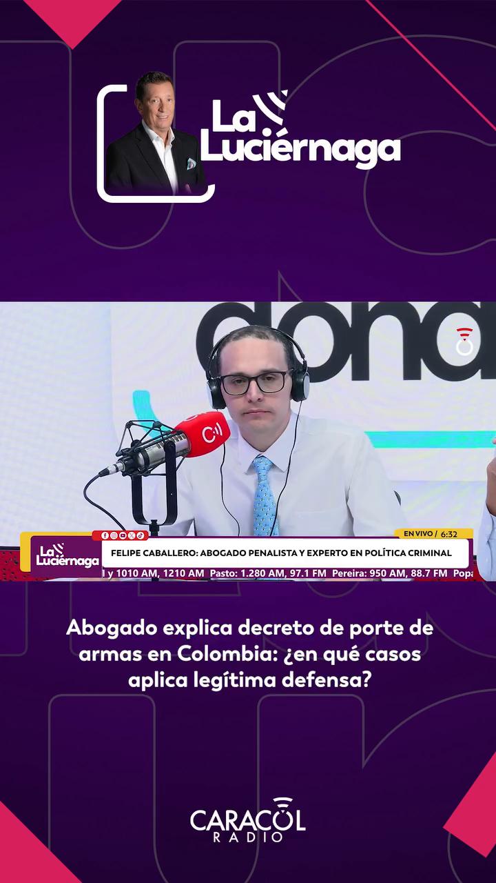 Abogado explica cuándo es legal usar un arma en un hurto