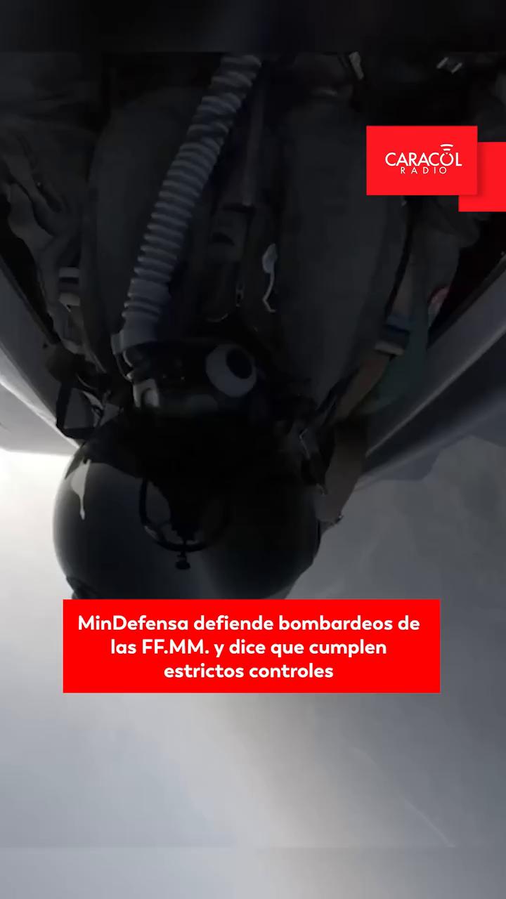 El ministro Morante defiende los bombardeos de precisión contra disidencias en Catatumbo y Guaviare