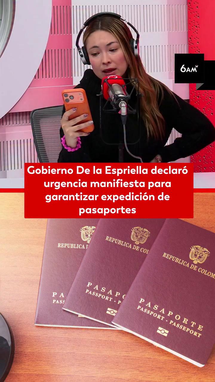 Gobierno declara urgencia manifiesta para garantizar expedición de pasaportes