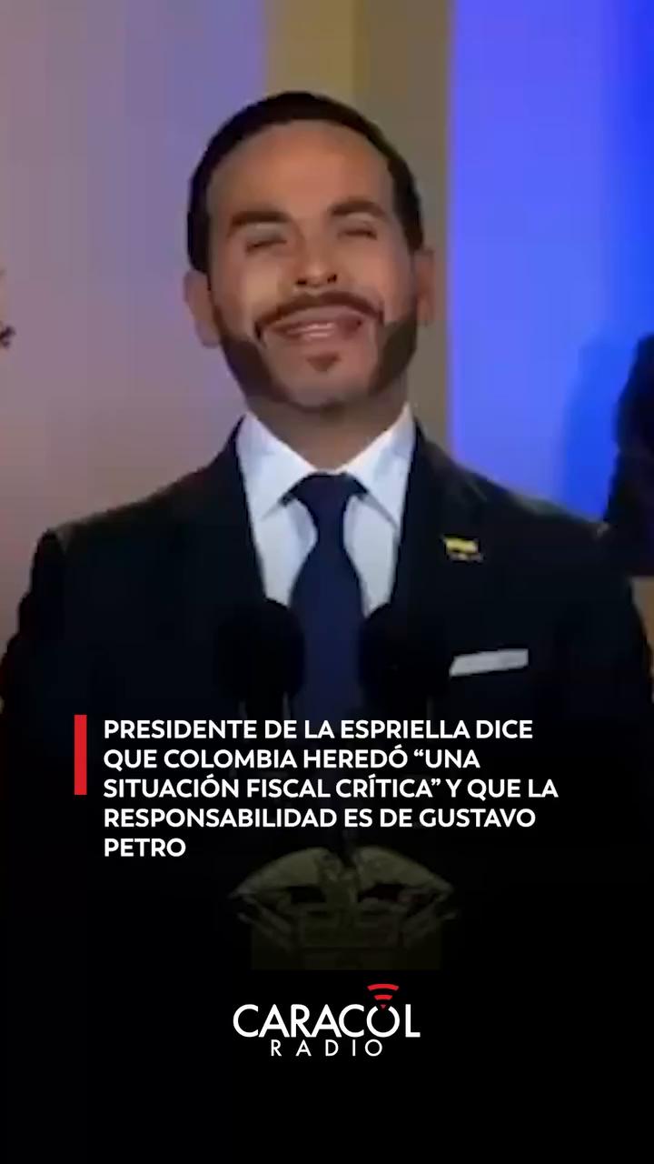 🎥 El presidente Abelardo de la Espriella aseguró que el petrismo comprometió 10 billones de pesos en una semana, dejando a Colombia en “una situación fiscal crítica”, y que la responsabilidad es del exmandatario Gustavo Petro.