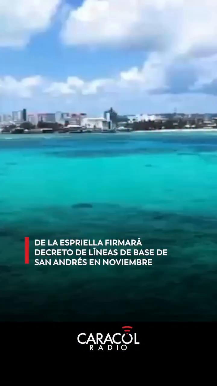 Gobierno firmará el 30 de noviembre el decreto de líneas de base del archipiélago
