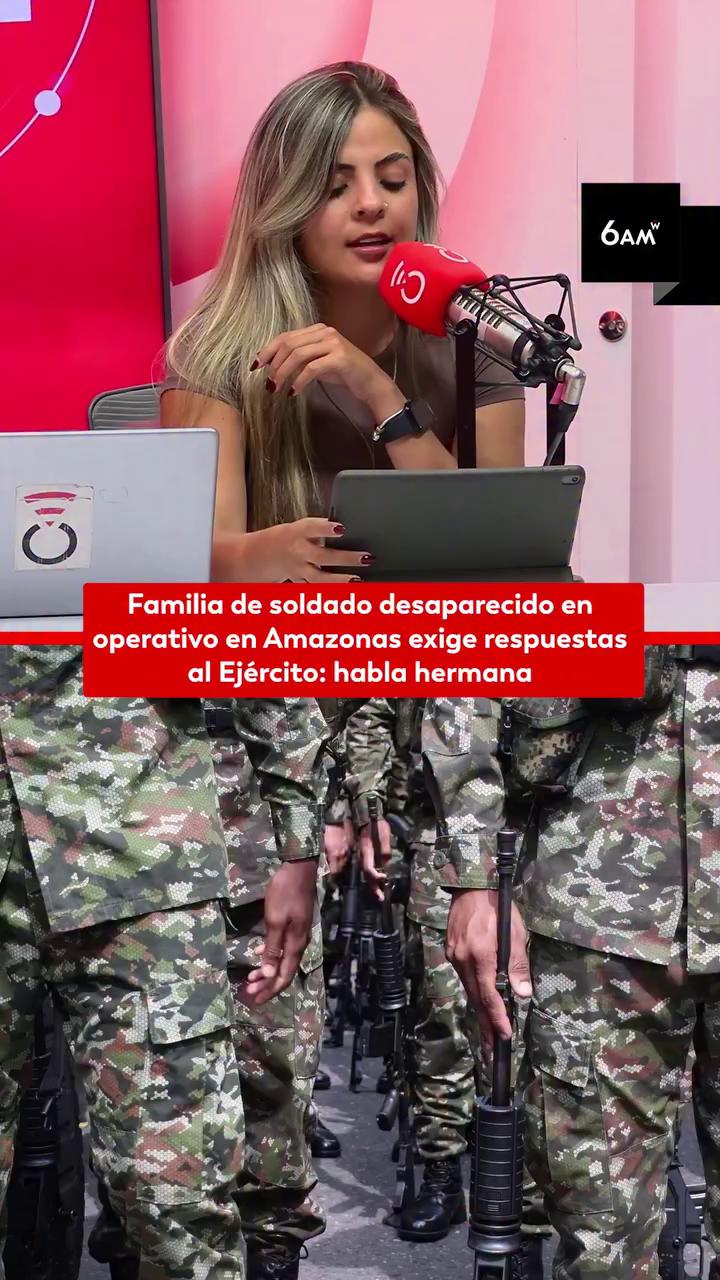 Hermana de cabo desaparecido denuncia incoherencias en versión del Ejército sobre naufragio