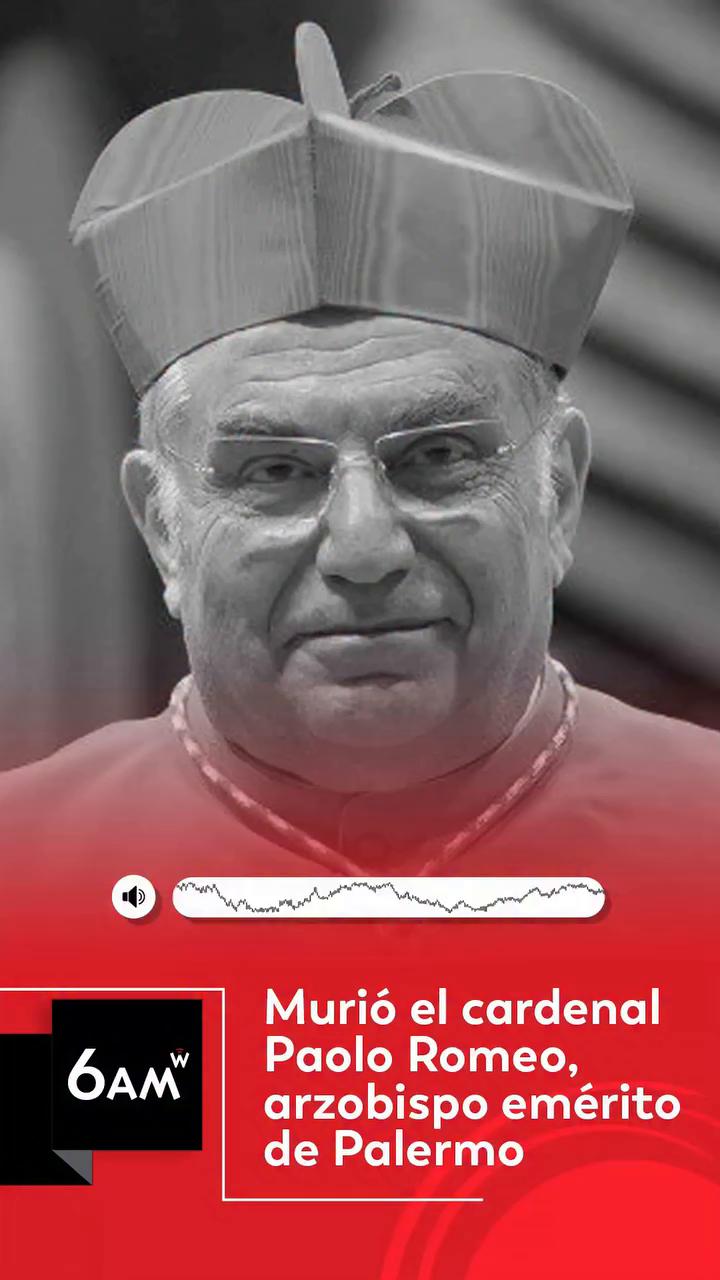 Muere el cardenal Paolo Romeo, ex nuncio en Colombia durante el Proceso 8000