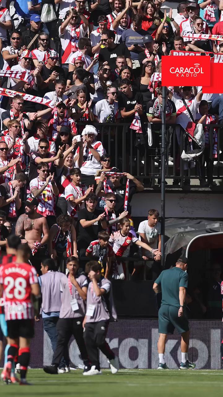 Partido suspendido en Vallecas: aficionados protestan contra el presidente del Rayo