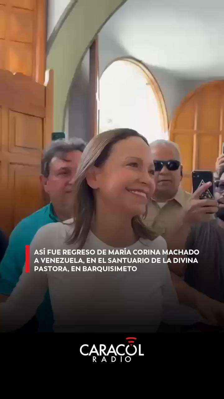 María recibe a su gente con este saludo directo en video