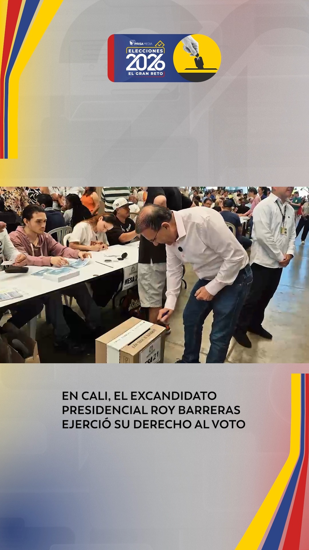 Voto por la vida: llamamiento a la paz electoral y la unión de Colombia