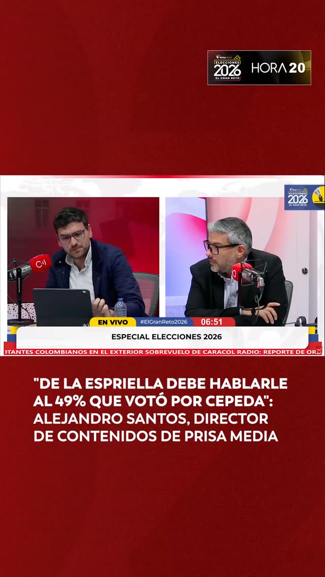 Alejandro Santos: Petro debe definir su posición ante el escrutinio electoral
