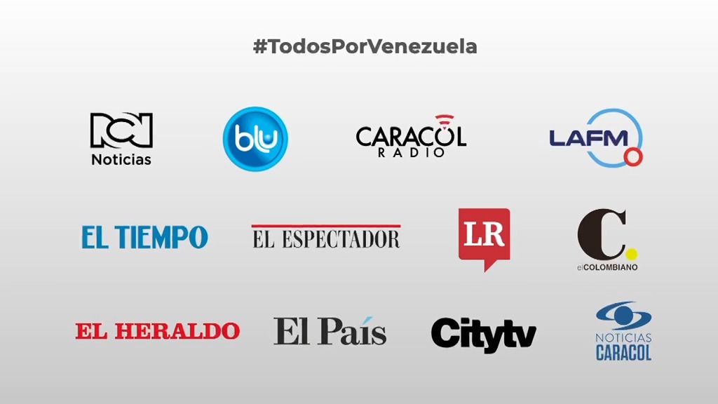 #TodosPorVenezuela 🇻🇪🤝🏻🇨🇴 ¡Los grandes medios de Colombia nos unimos en un solo propósito!