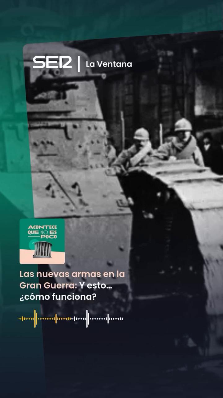 El tanque marcó un antes y un después en la Primera Guerra Mundial
