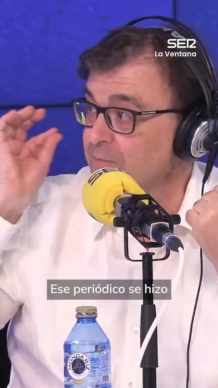 🗣️ El escritor Javier Cercas ha reflexionado en 'La Ventana' sobre la decisión de 'El País' de sacar una edición extraordinaria el 23F defendiendo abiertamente la democracia.