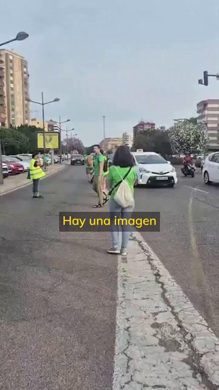 Antidisturbios da manotazo a profesora jubilada de 68 años en Valencia