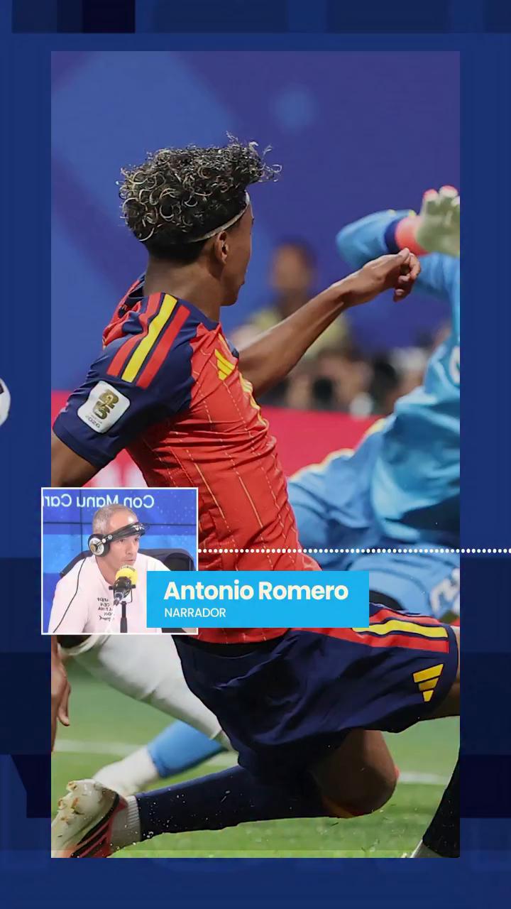 Lamine Yamal marca el primer gol de España en el Mundial