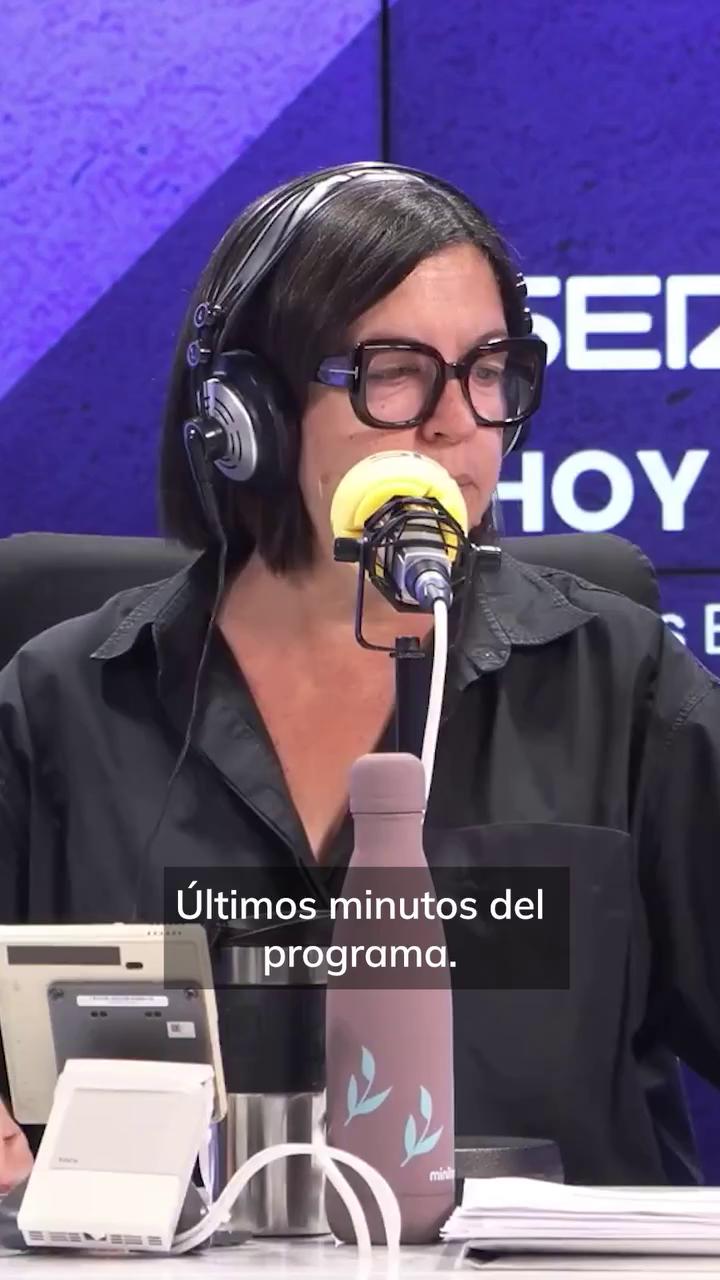 El último 'Hoy por Hoy': la presentadora se despide tras siete años de éxito