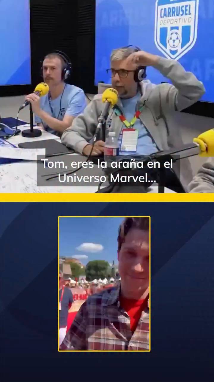 Tom, el Spider-Man de Marvel, elige a Harry Kane como su jugador favorito