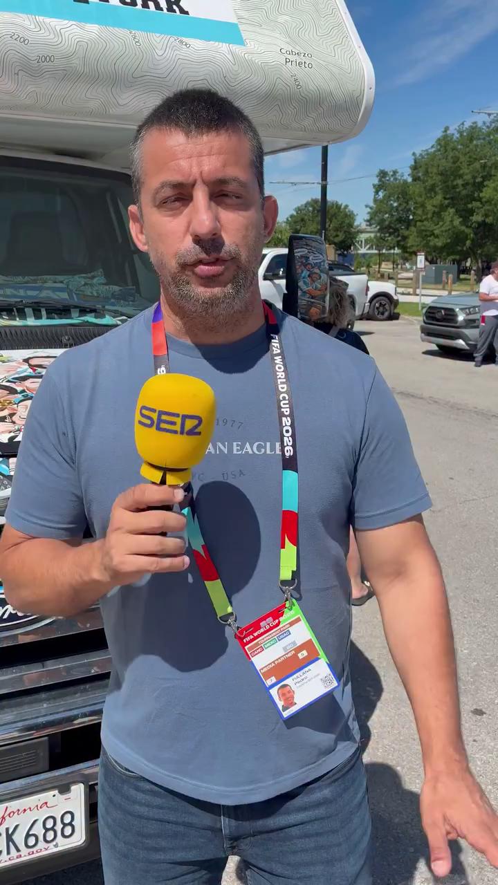 Hernán dejó todo por la escaloneta y recorre el Mundial desde Nueva York