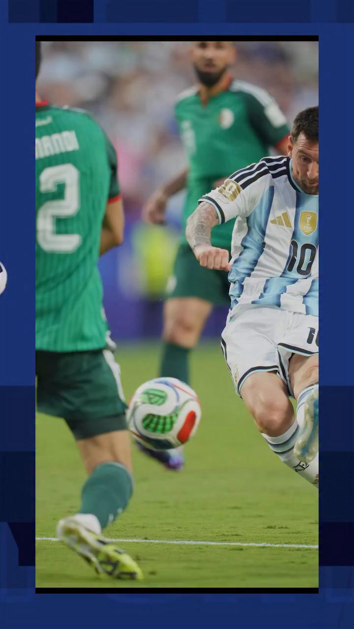 Messi marca con su pie izquierdo y Argentina vence a Argelia