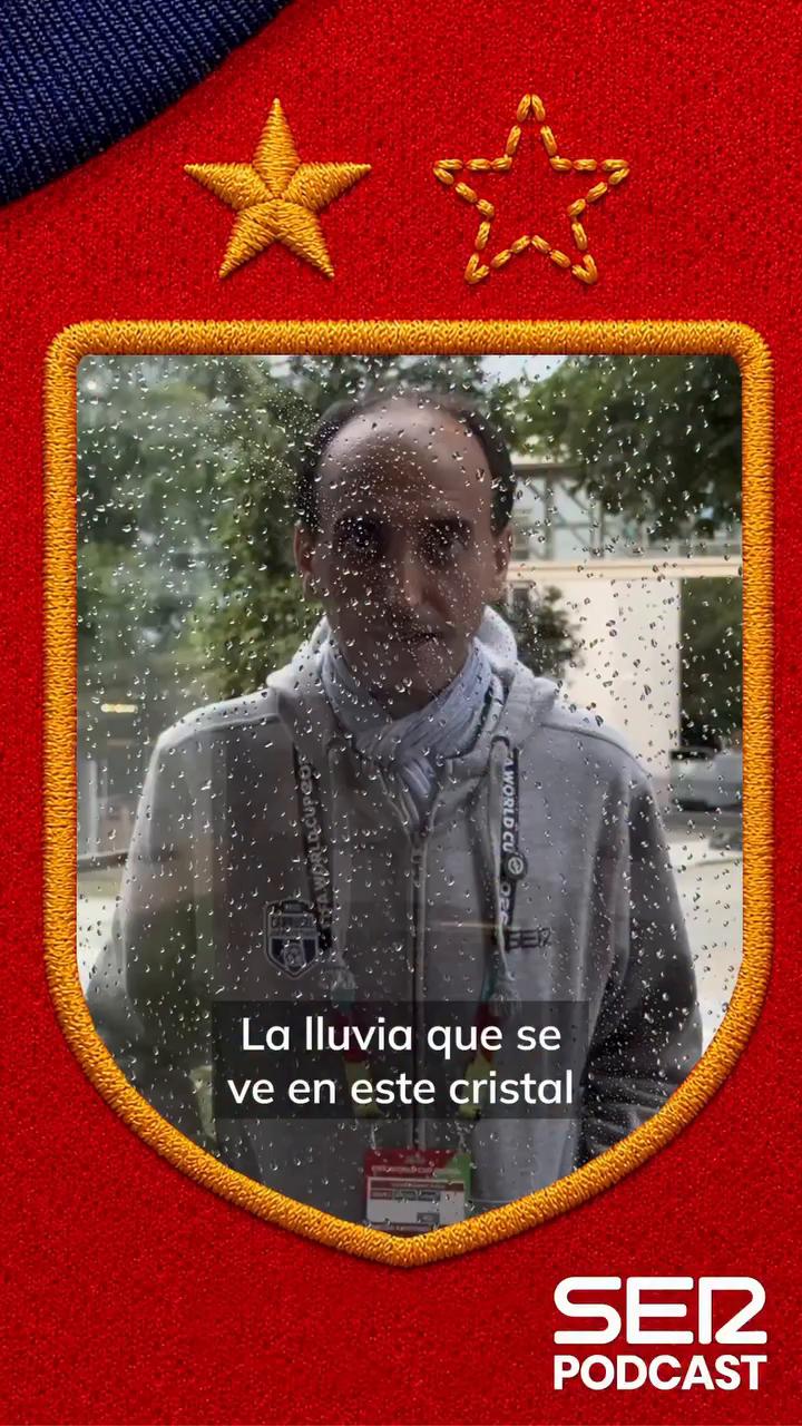 La lluvia interrumpe el entrenamiento de España tras ganar a Arabia Saudí