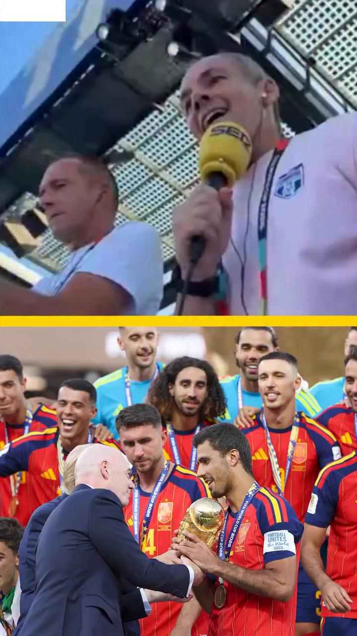 Rodri alza la Copa del Mundo al cielo de Nueva York