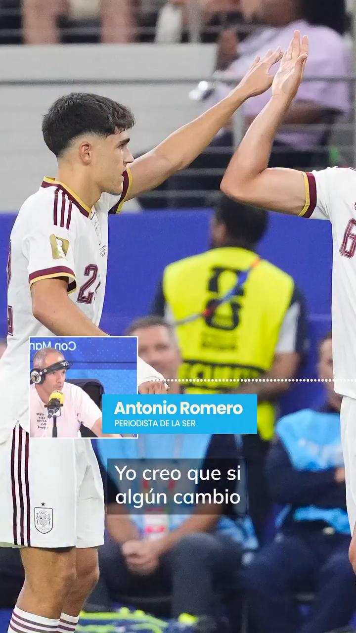 Pedri es titular indiscutible para De la Fuente pese a su flojo partido