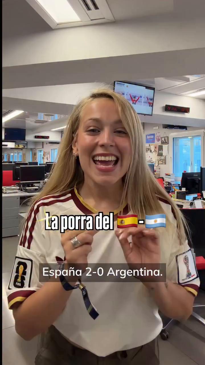 España vence a Argentina en las predicciones: 3-1 y Merino como MVP