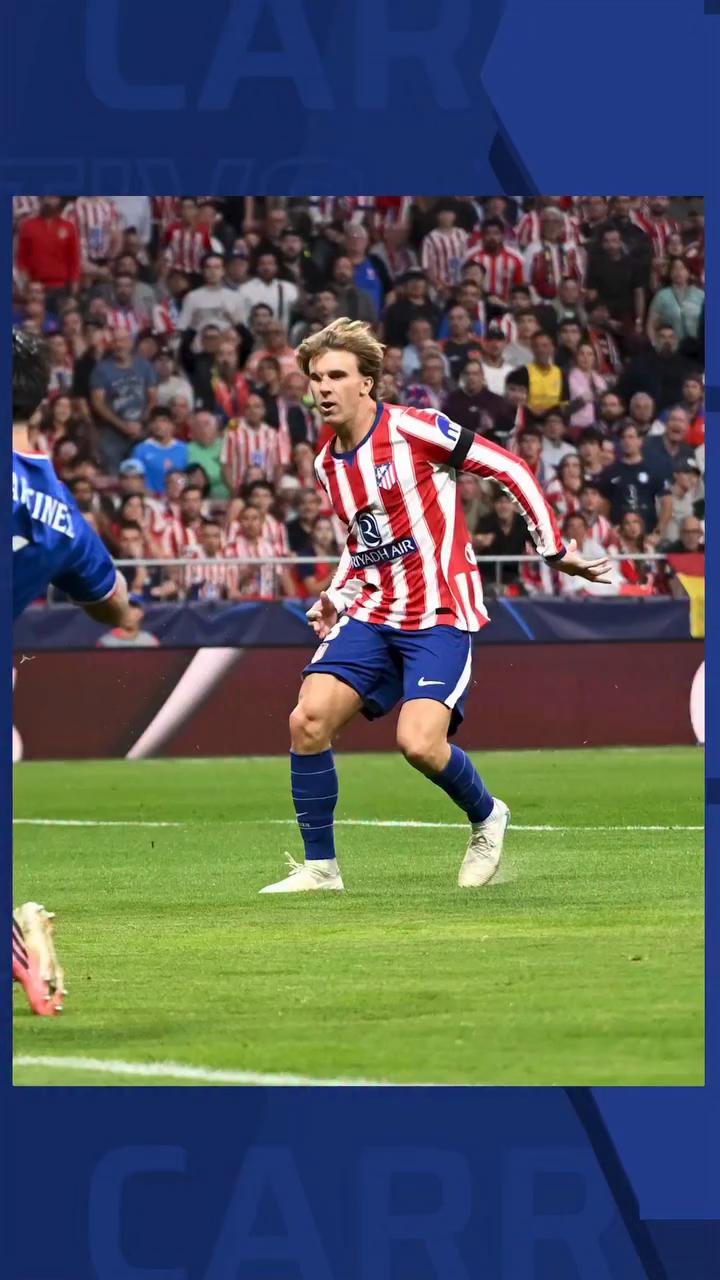 Alex Baena marca el primer gol del Atlético de Madrid contra el United