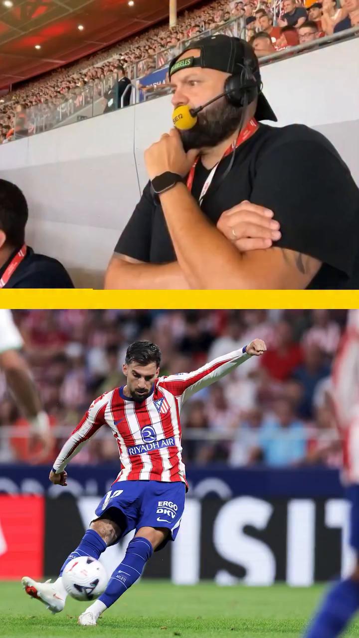 Alex Baena marca un golazo para el Atlético de Madrid contra el Málaga