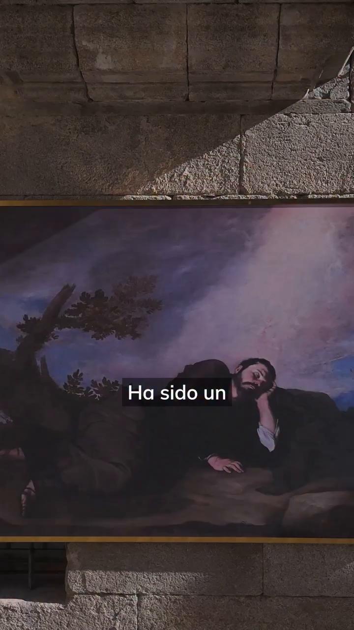 Los vecinos del Misende se emocionan con las reproducciones de Velázquez y El Greco