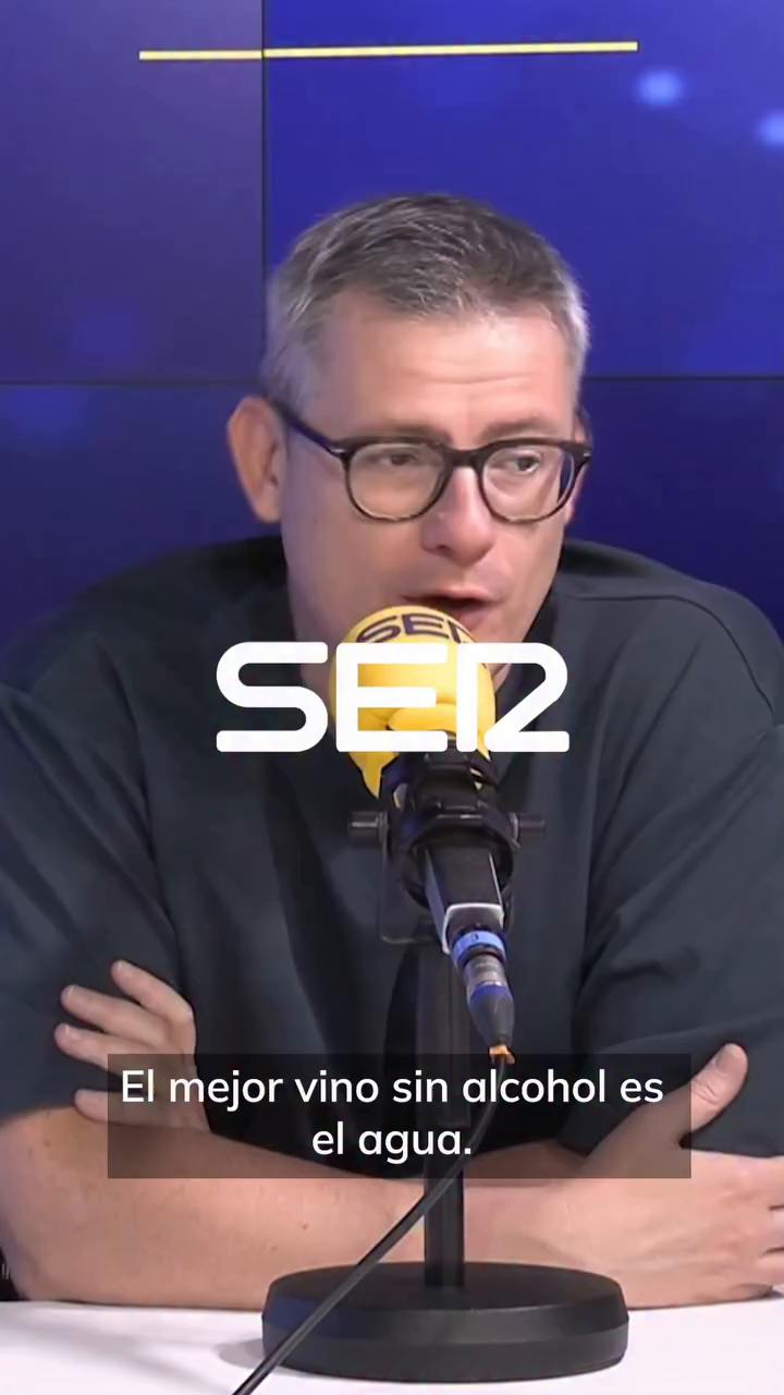 El mejor vino sin alcohol es el agua porque el alcohol define su estructura