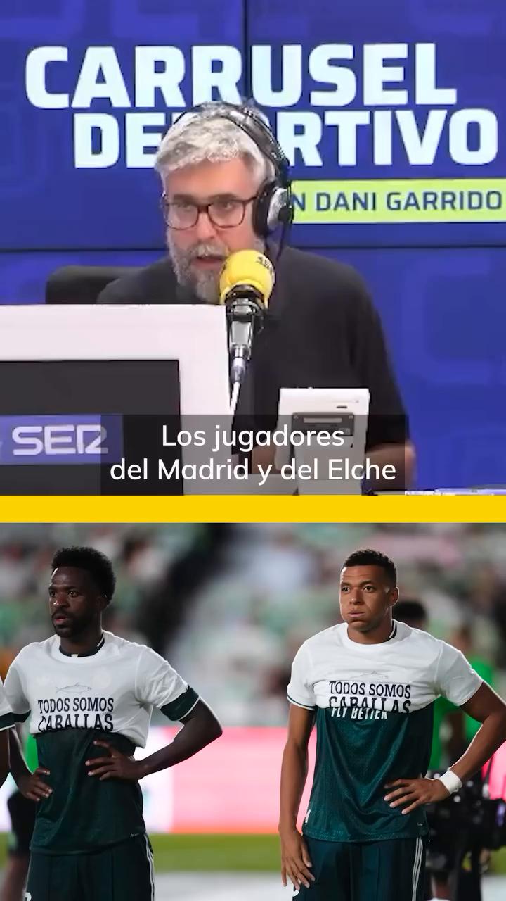 Mbappé y Vinicius se quitan la camiseta de apoyo a Ceuta durante el pasamanos