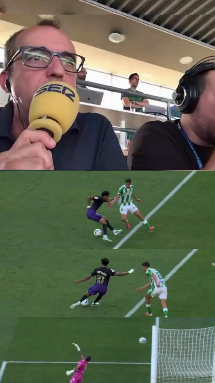 Lamine Yamal marca un golazo mágico con zurda ante el Betis