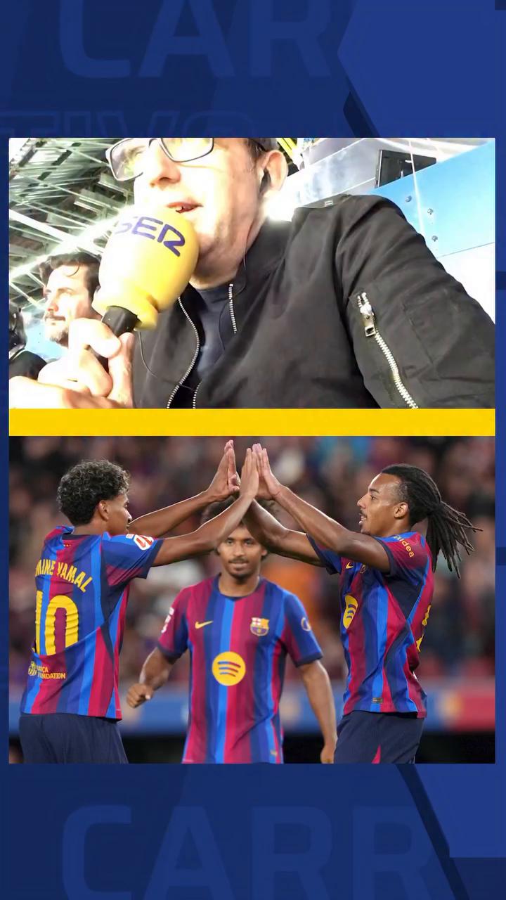 Koundé marca el 3-0 del Barça ante el Getafe con asistencia de Lamine