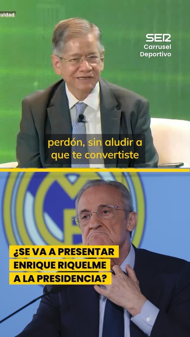 Enrique lanza carta abierta a Florentino Pérez y se ofrece para presidir el Real Madrid