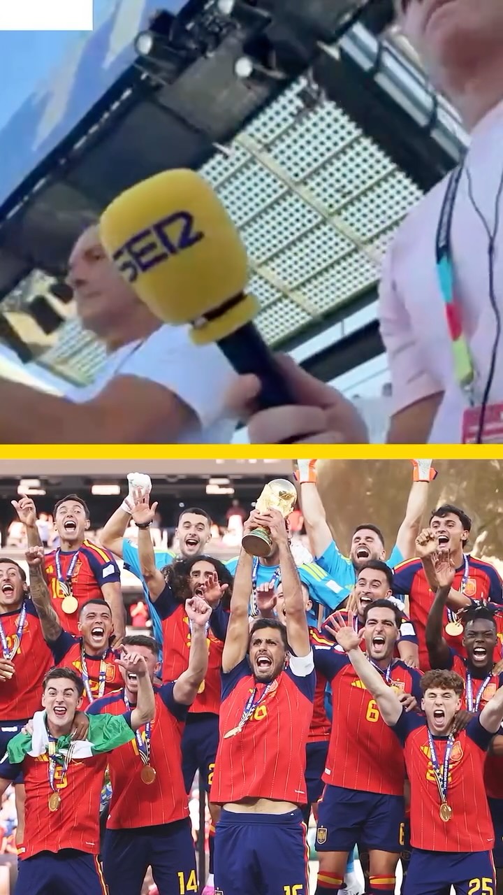 Rodri alza la Copa del Mundo al cielo de Nueva York